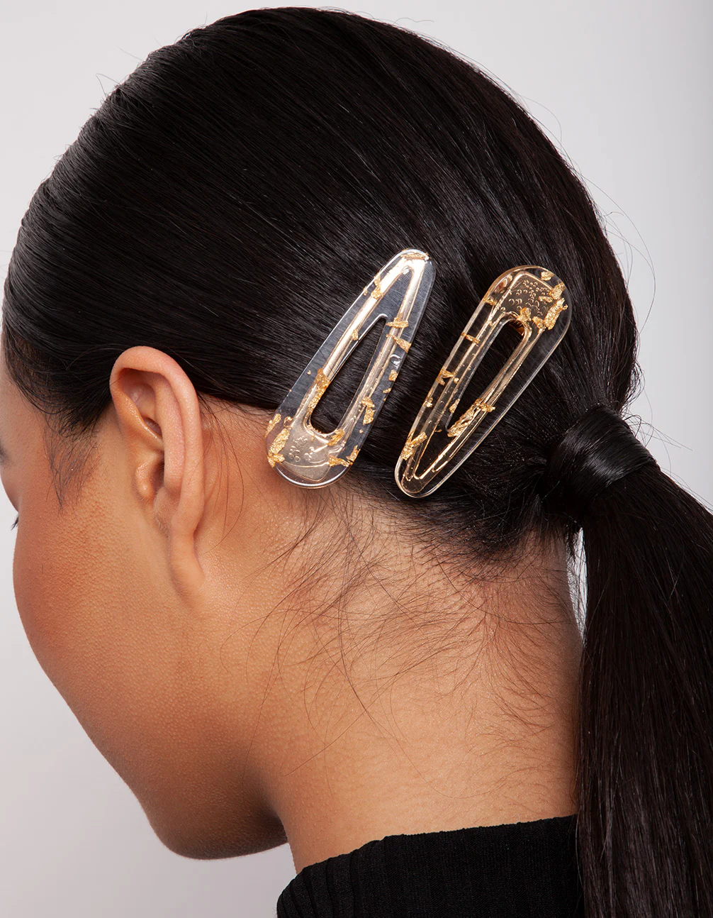 Gold Speckled Hair Clip Pack - Image 2