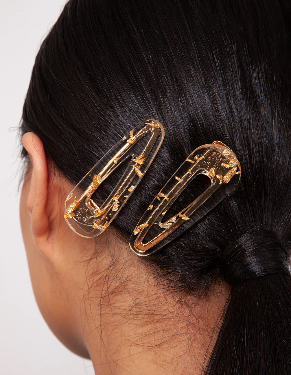 Gold Speckled Hair Clip Pack - Image 3