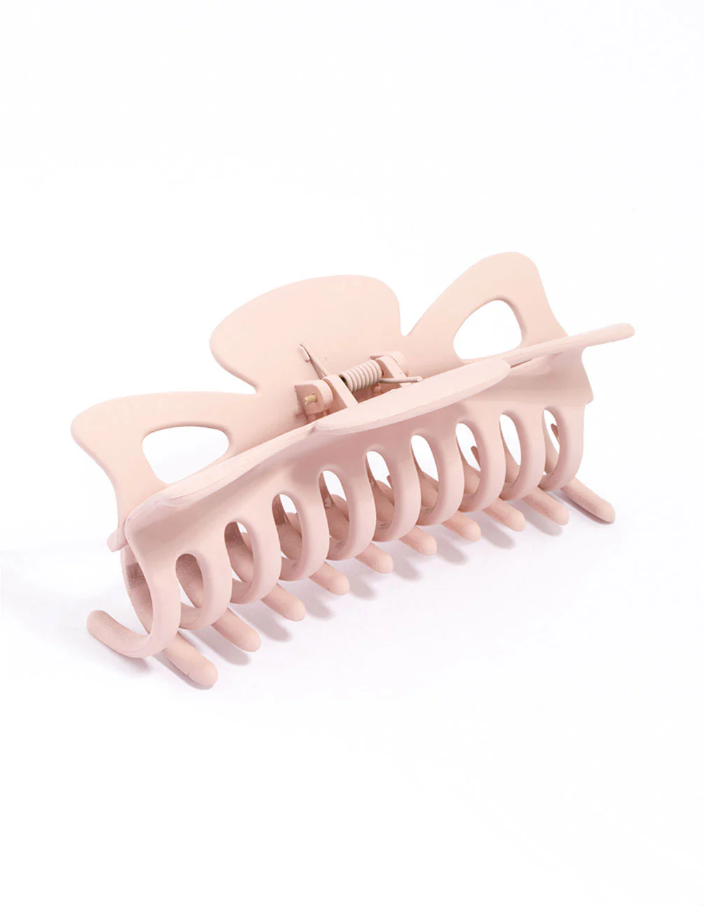 Blush Acrylic Triangular Cut Out Claw Clip - Image 2