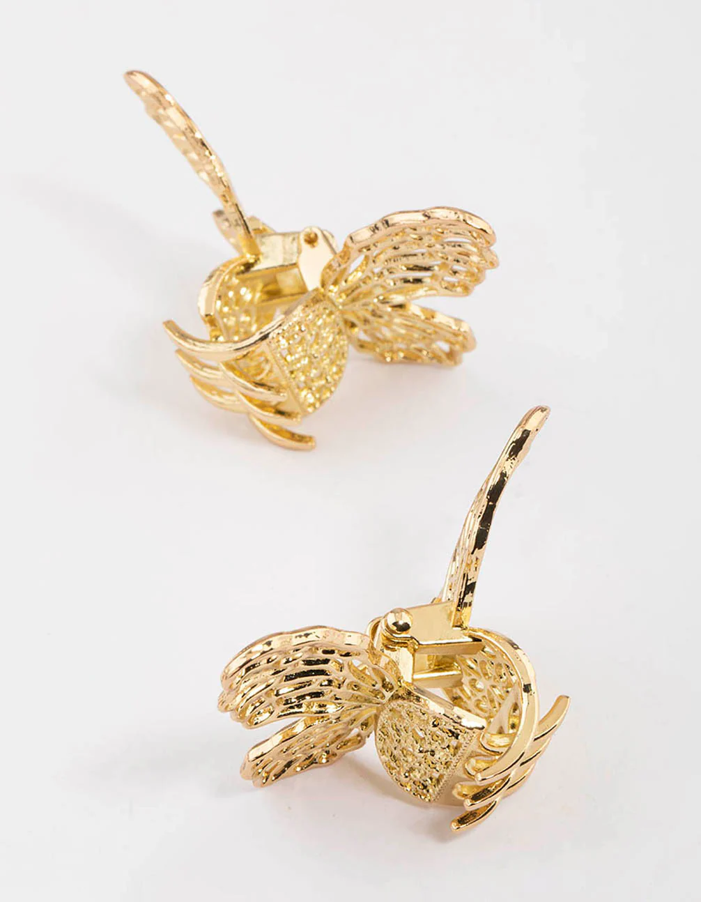 Gold Mini Butterfly Hair Claw Clip Pack - Image 2