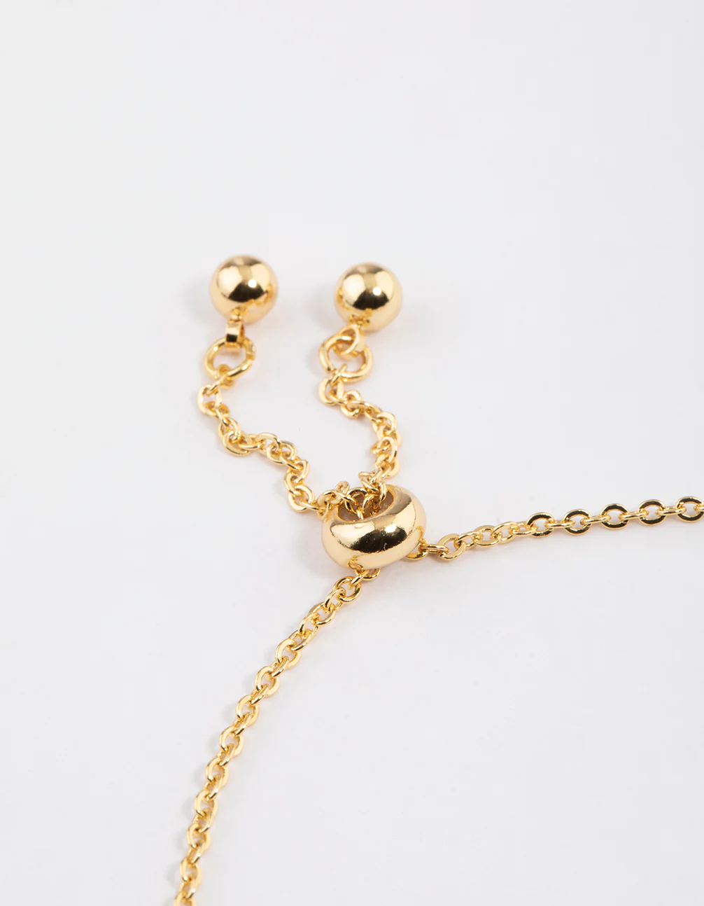 Gold Plated Aquarius Script Bracelet - Image 3