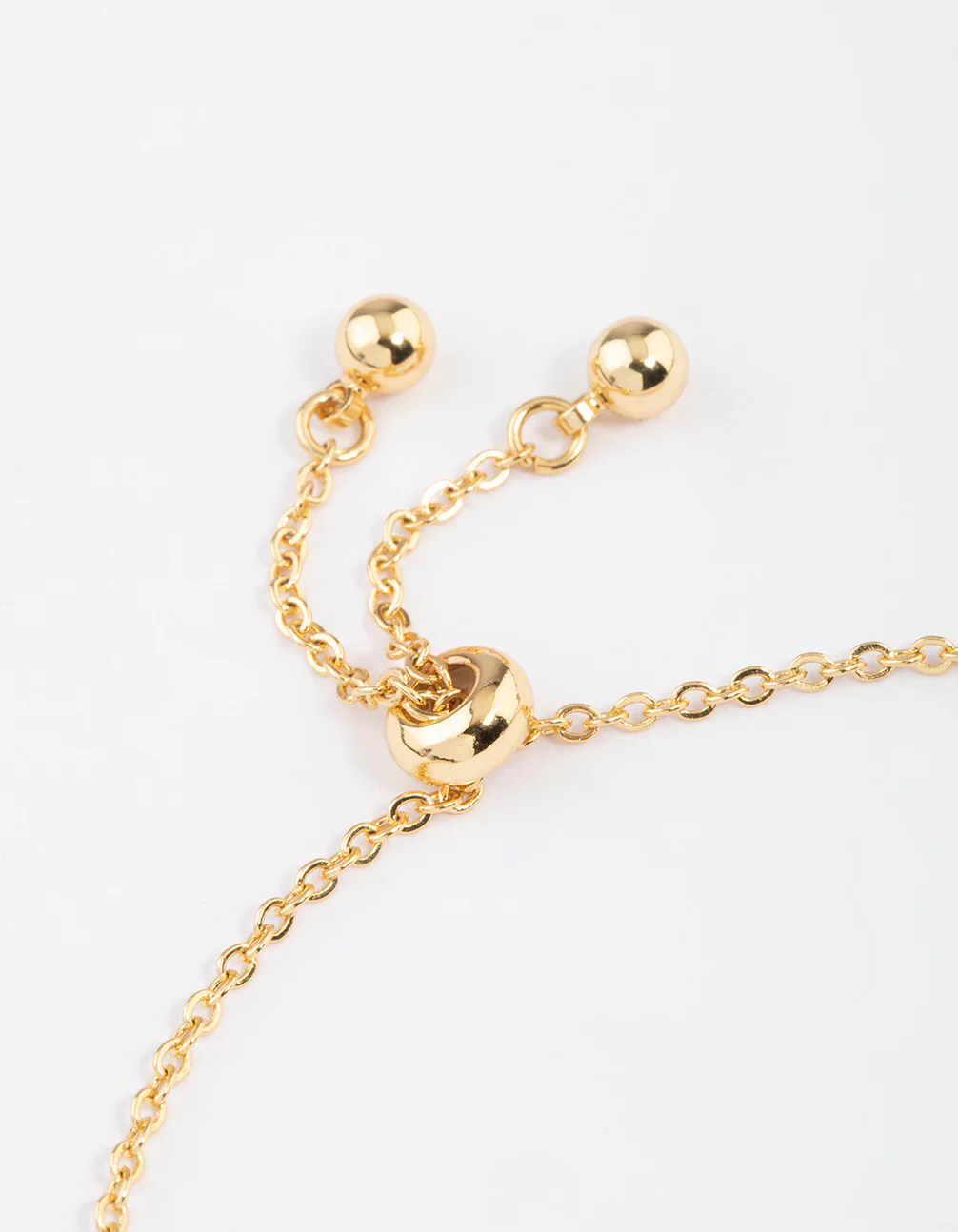 Gold Plated Aries Script Bracelet - Image 4