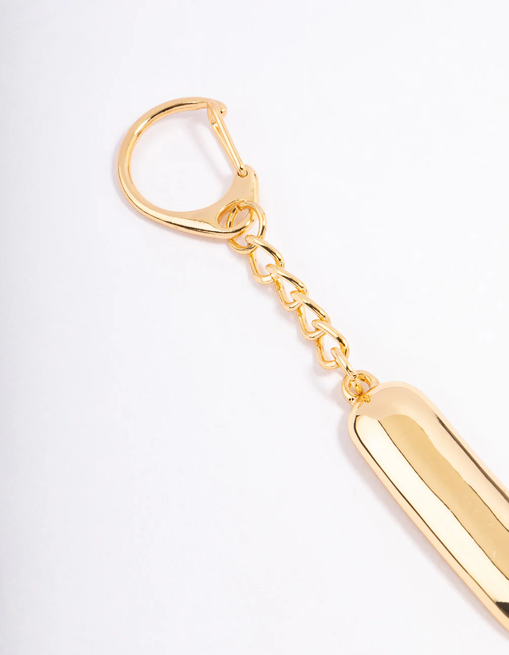 Gold Plated Letter L  Key Chain - Image 3