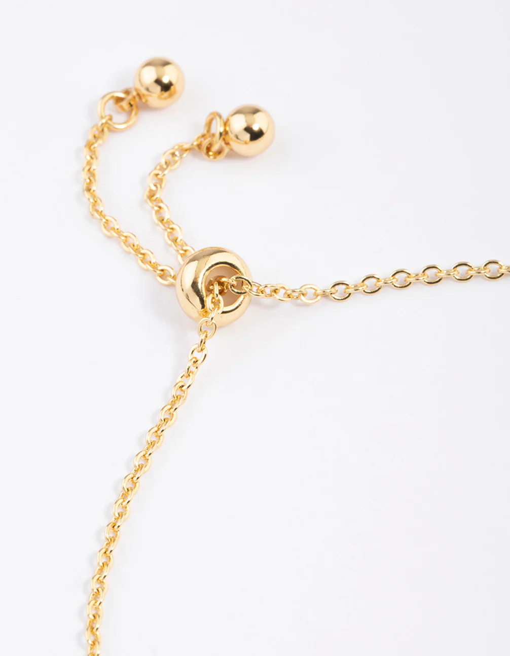 Gold Plated Virgo Script Bracelet - Image 3