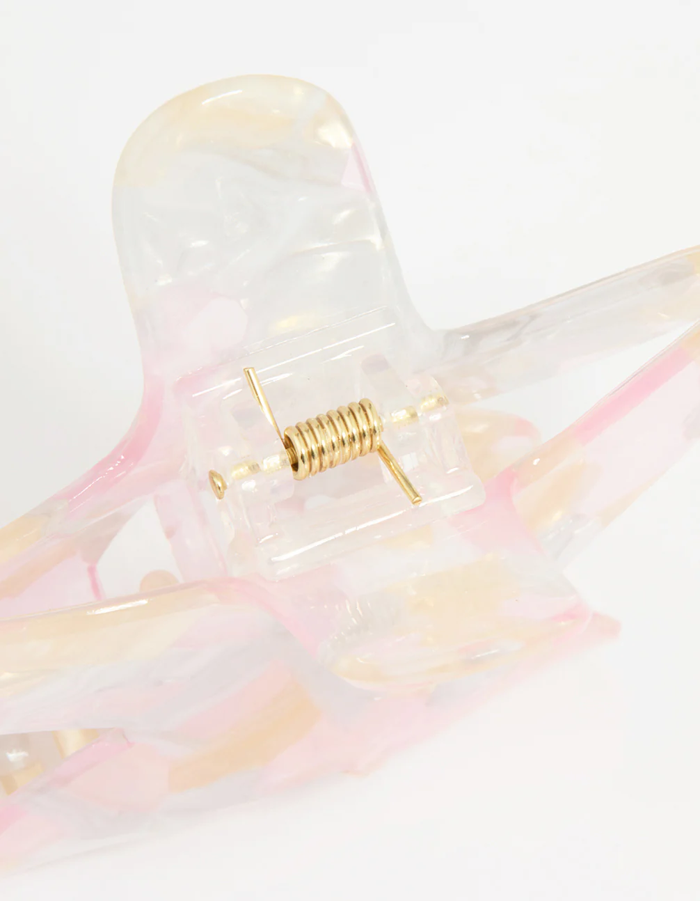 Iridescent Acrylic Medium Starfish Claw Clip - Image 3