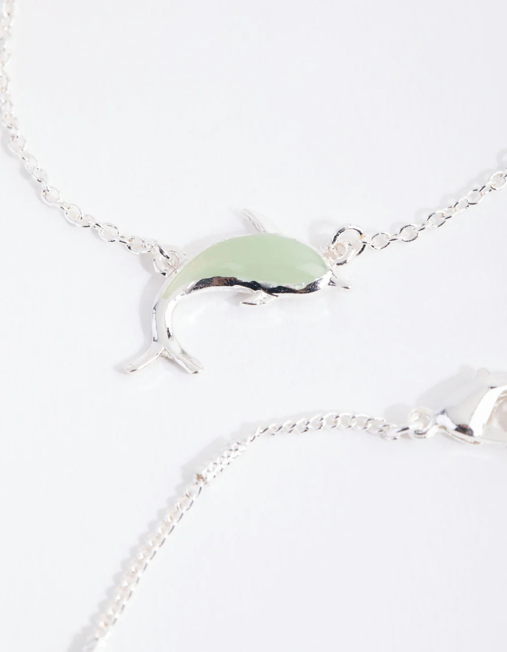 Silver Butterfly Bracelet & Anklet 4-Pack Set - Image 3