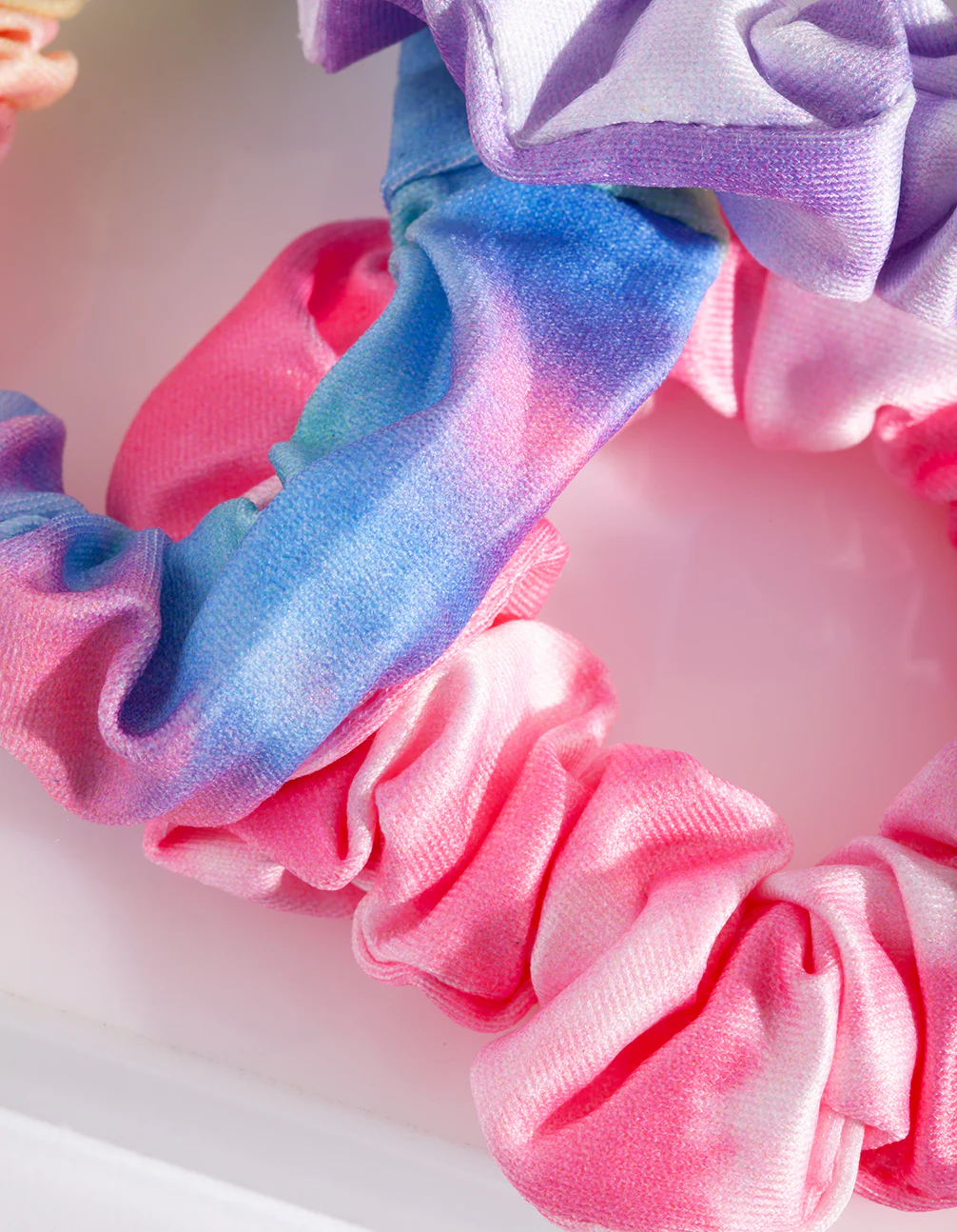 KIDS FB TIE DYE 3 PK SCRUNCHIE - Image 2