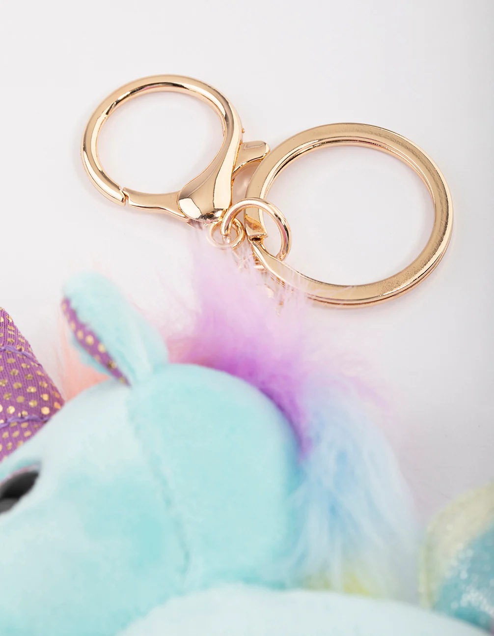 Kids Fabric Unicorn Key Ring - Image 2