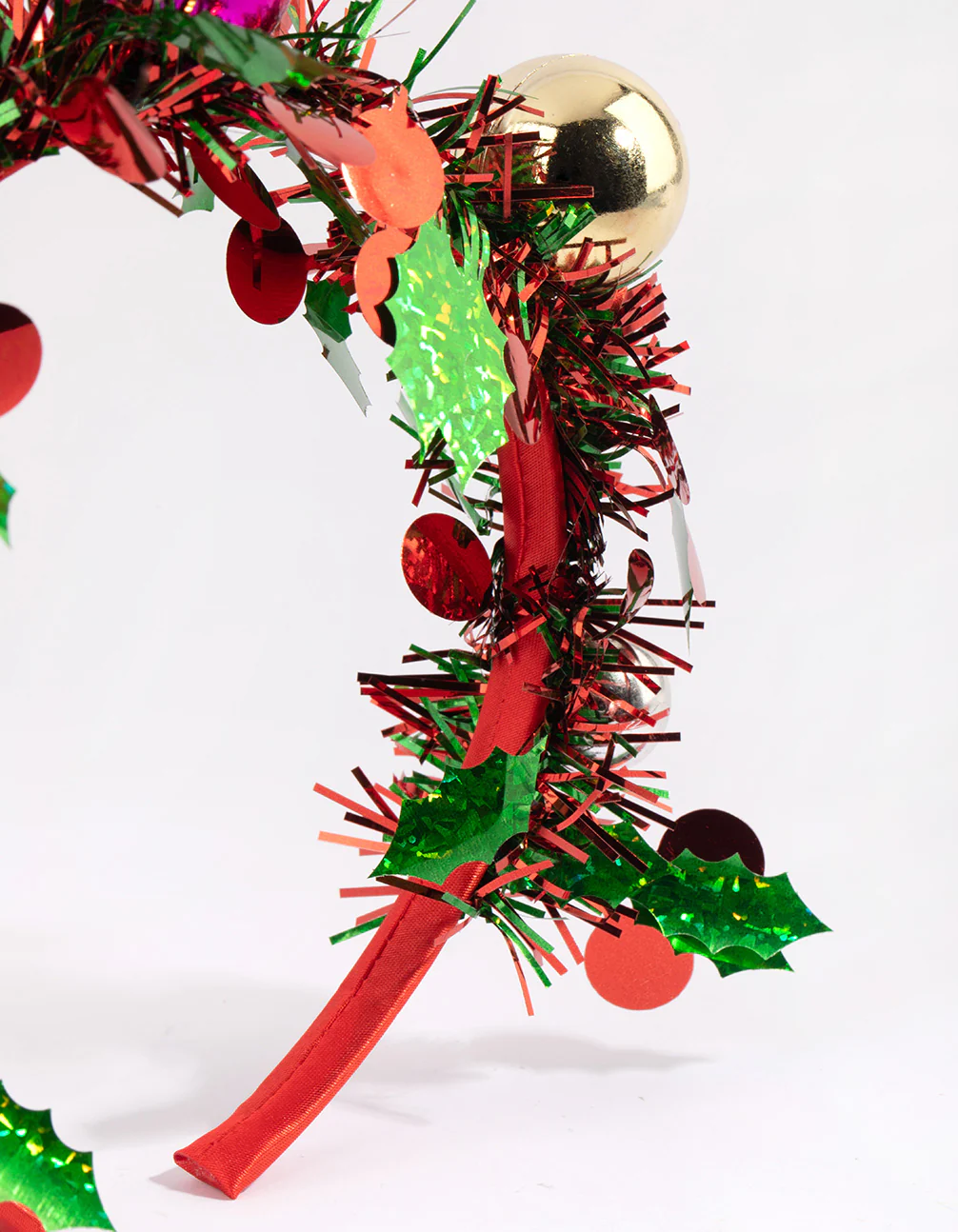 Kids Festive Tinsel Headband - Image 2