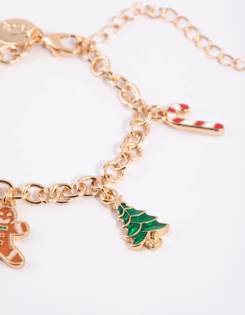 Kids Festive Gingerbread Charm Bracelet - Image 2