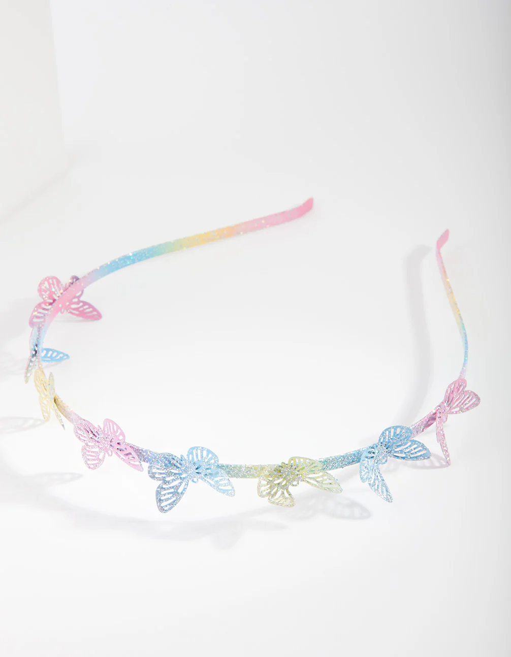 Kids Rainbow Butterfly Headband - Image 3