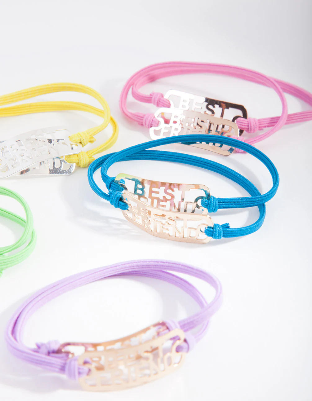 Kids Multi-Coloured Bracelet 8 Pack - Image 2