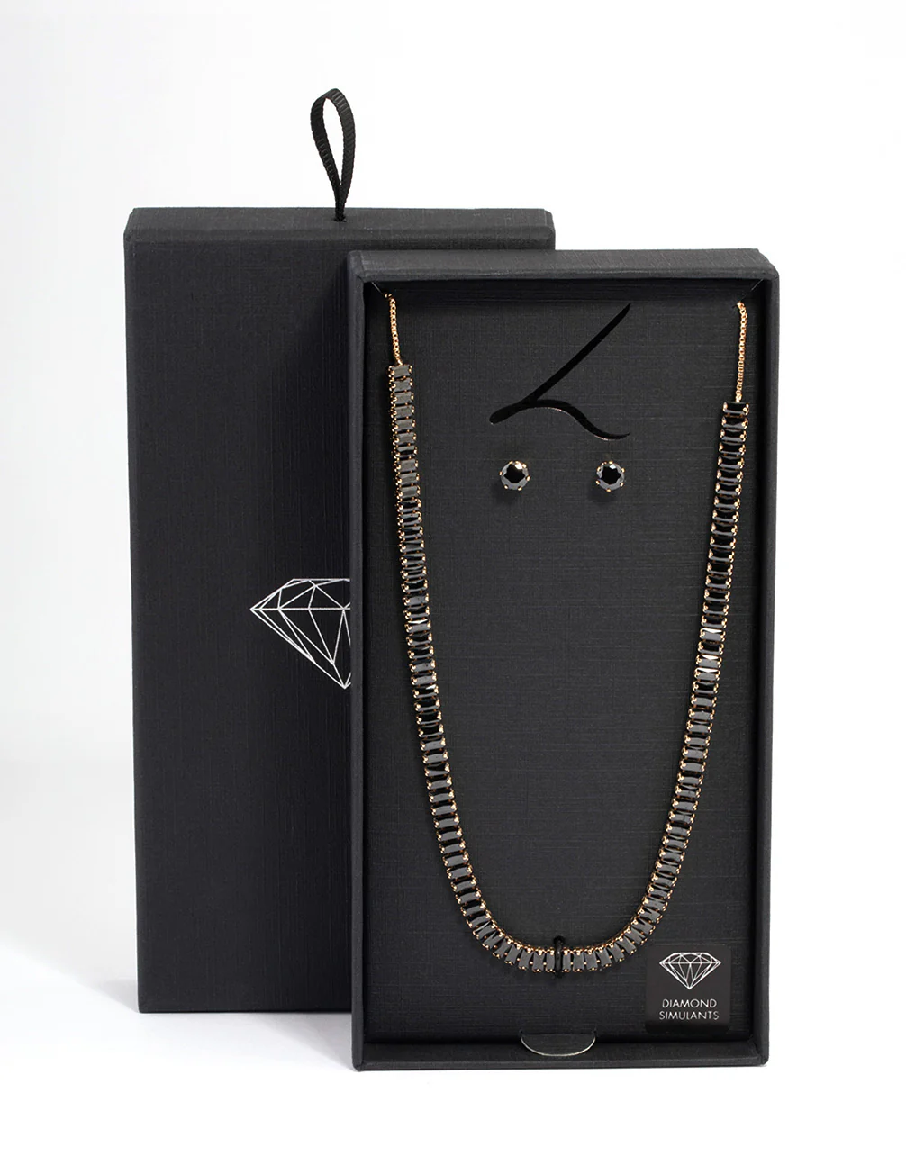 Gold Baguette Jewellery Set - Image 3