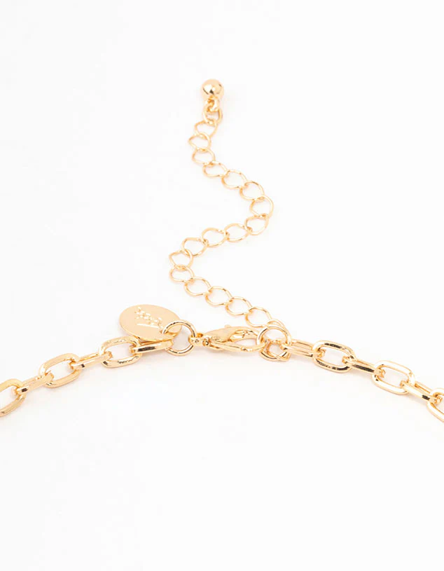 Mixed Beaded Charm Station Necklace - Image 3