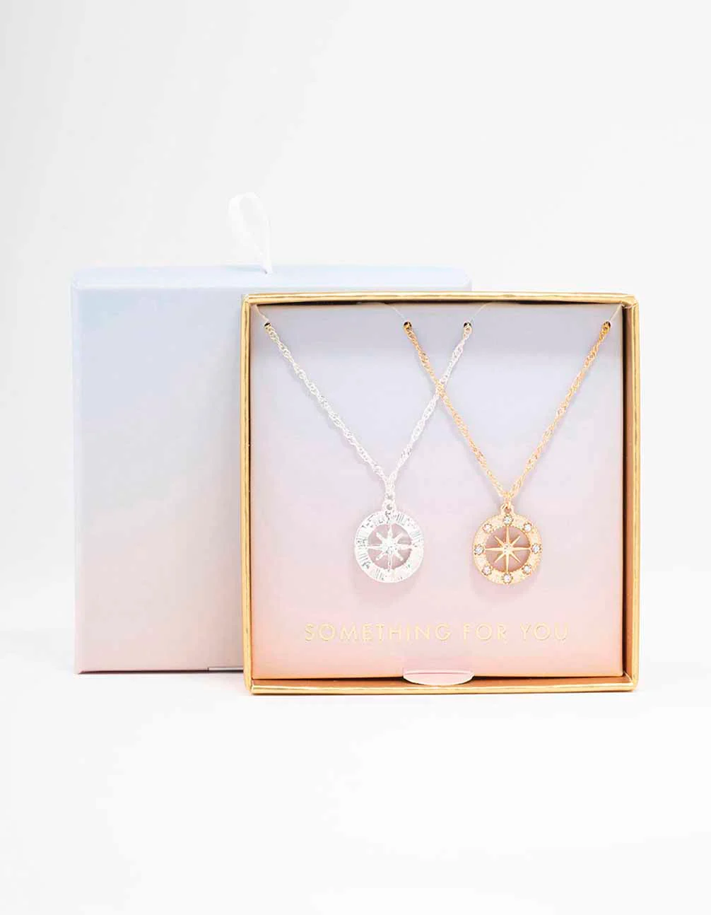 Mixed Metal Diamante Celestial Necklace Pack - Image 2