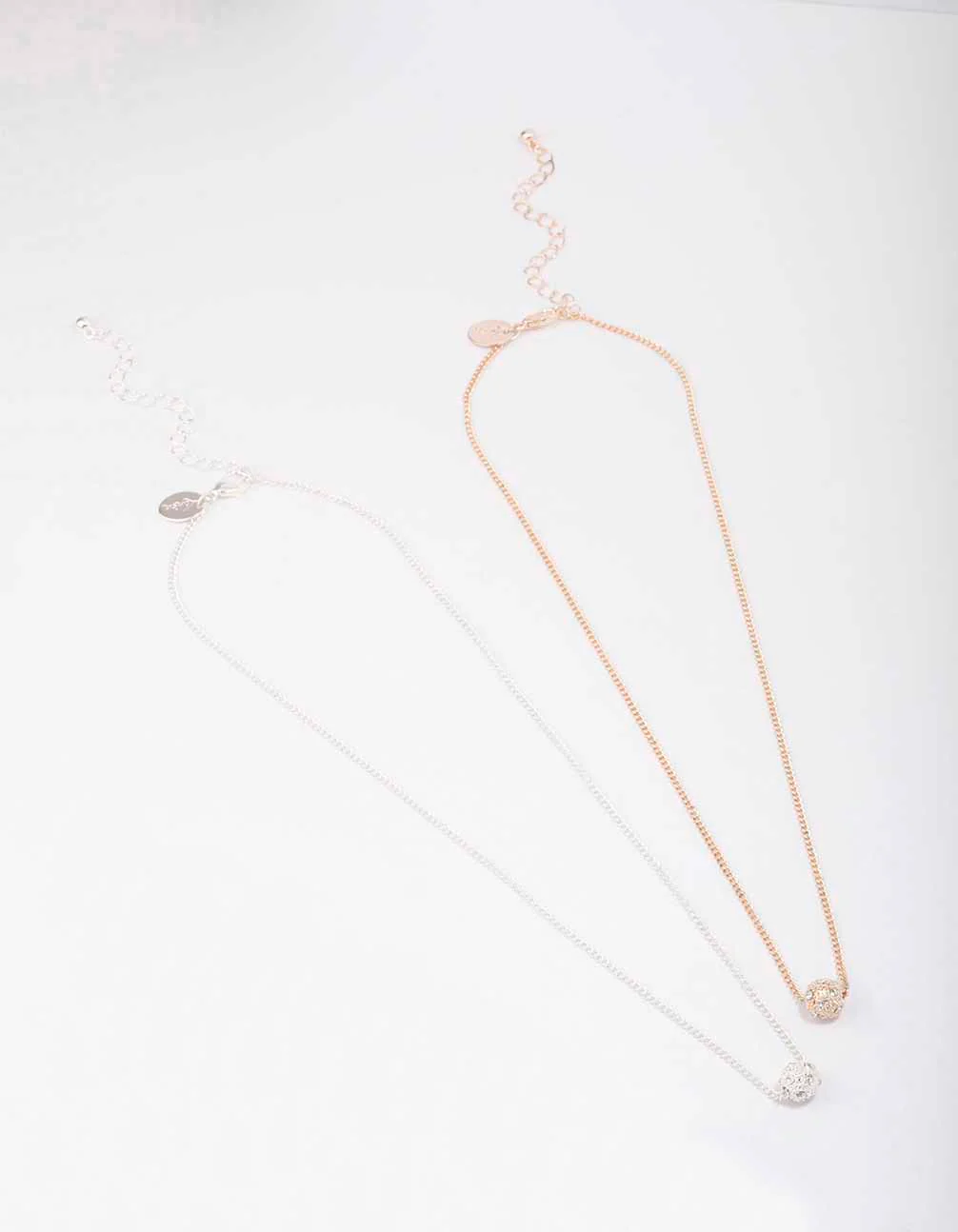Mixed Metal Fireball Necklace Pack - Image 3