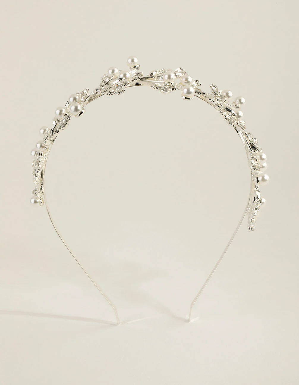 Pearl & Crystal Vine Headband