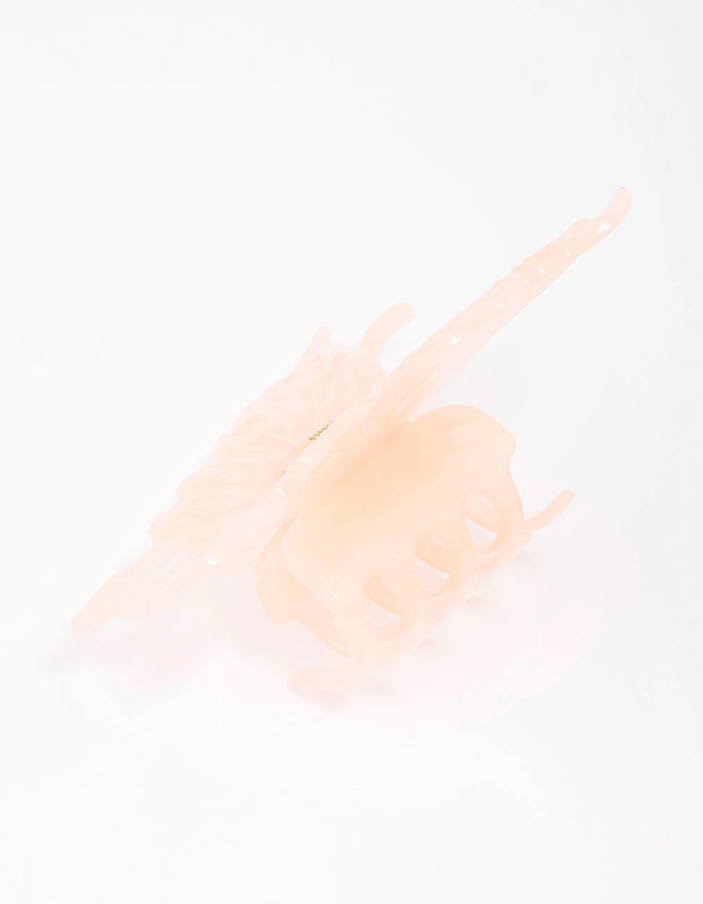 Pink Molten Butterfly Hair Claw Clip - Image 2