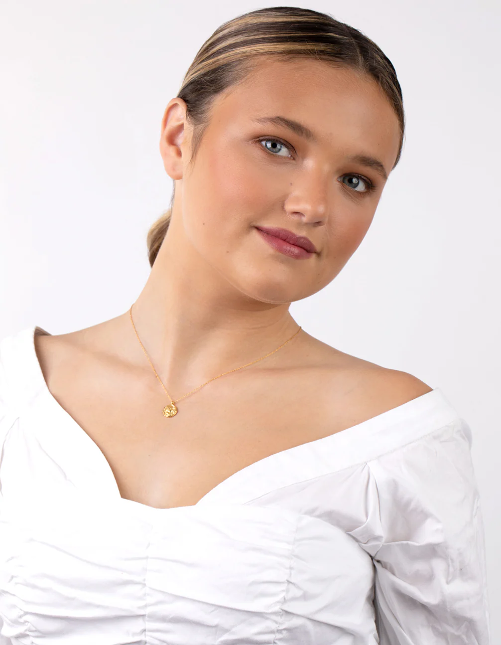 Gold Plated Sterling Silver Ancient Necklace - Image 3