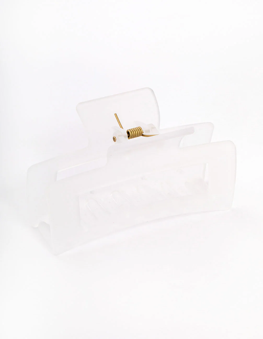 Large Frosted Rectangle Claw - Image 2