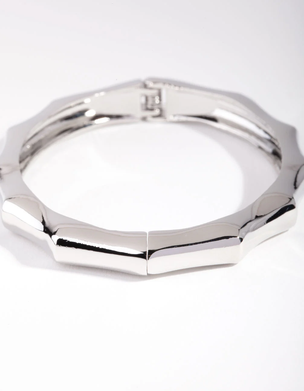 Silver Bamboo Bangle - Image 3