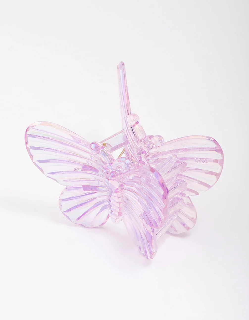 Purple Irregular Butterfly Hair Claw Clip - Image 3
