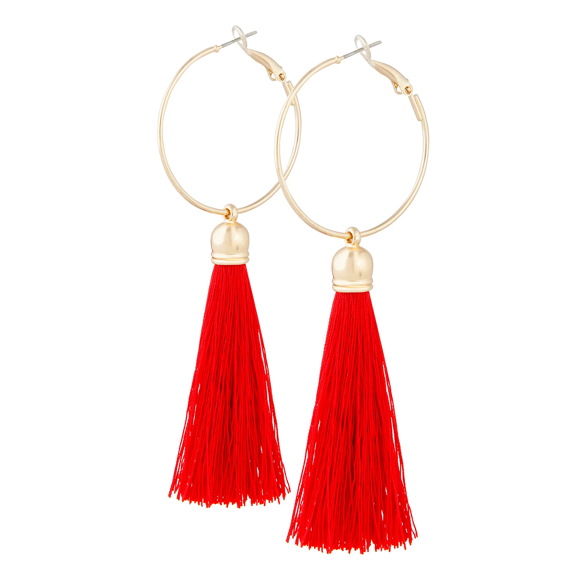 RED SG TASSEL HOOP - Image 2