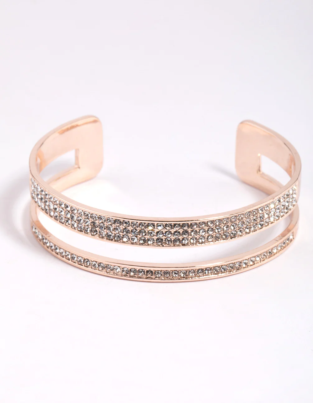 Rose Gold Diamante Bracelet - Image 2