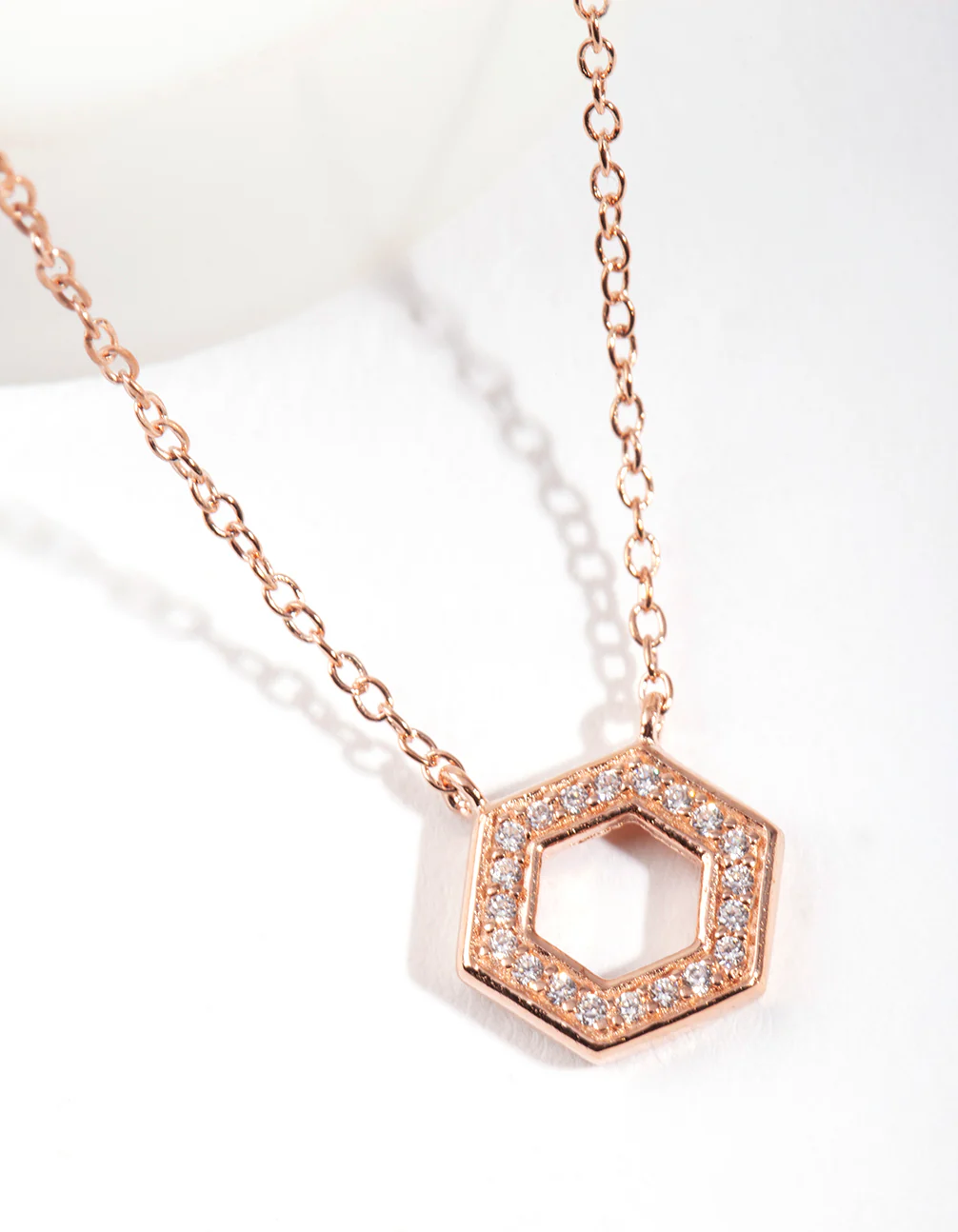 ROSE ST RG CZ PAVE HEXGN NL - Image 2