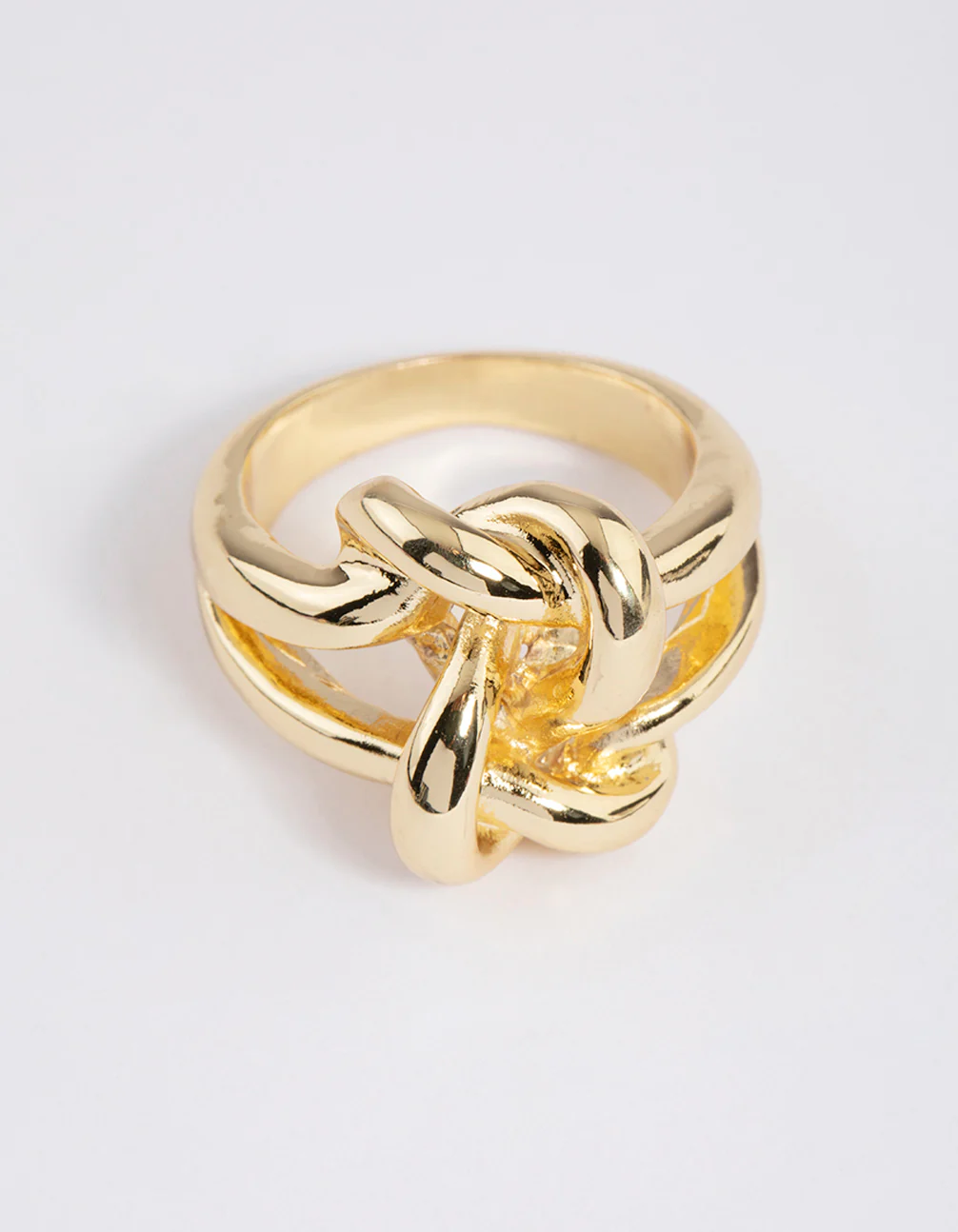 Gold Plated Double Knot Ring - Image 3