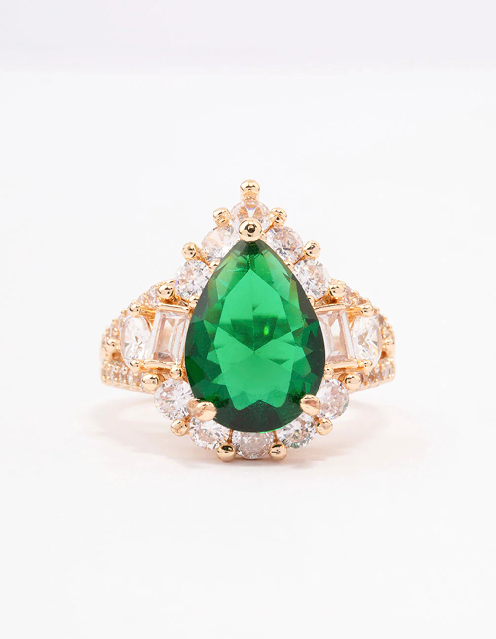 Green Grand Pear Cocktail Ring - Image 3