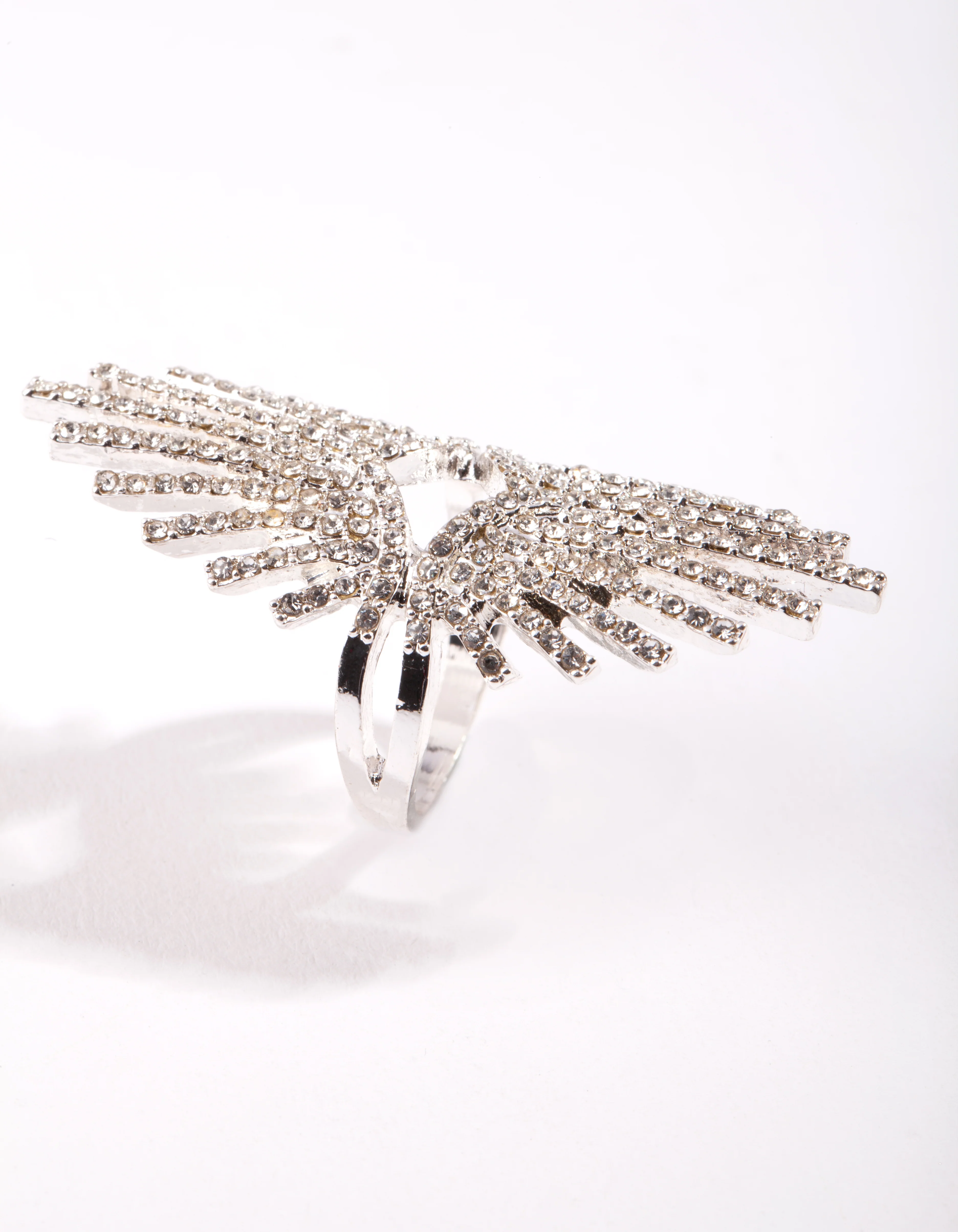 Silver Statement Burst Ring - Image 2