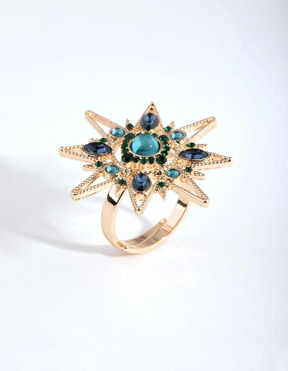 Gold Statement Star Ring - Image 3