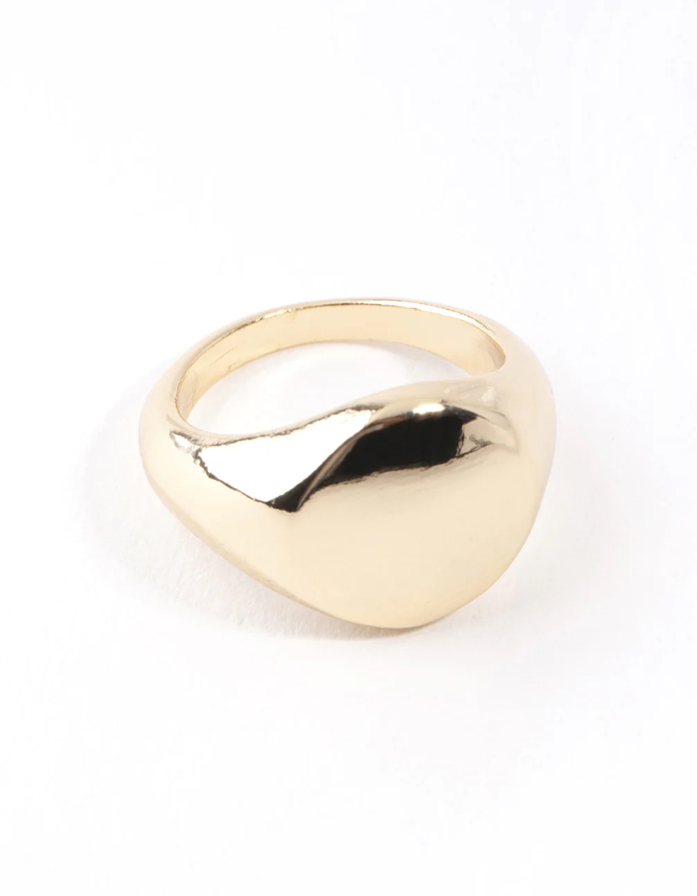 Gold Plated Pinky Signet Ring