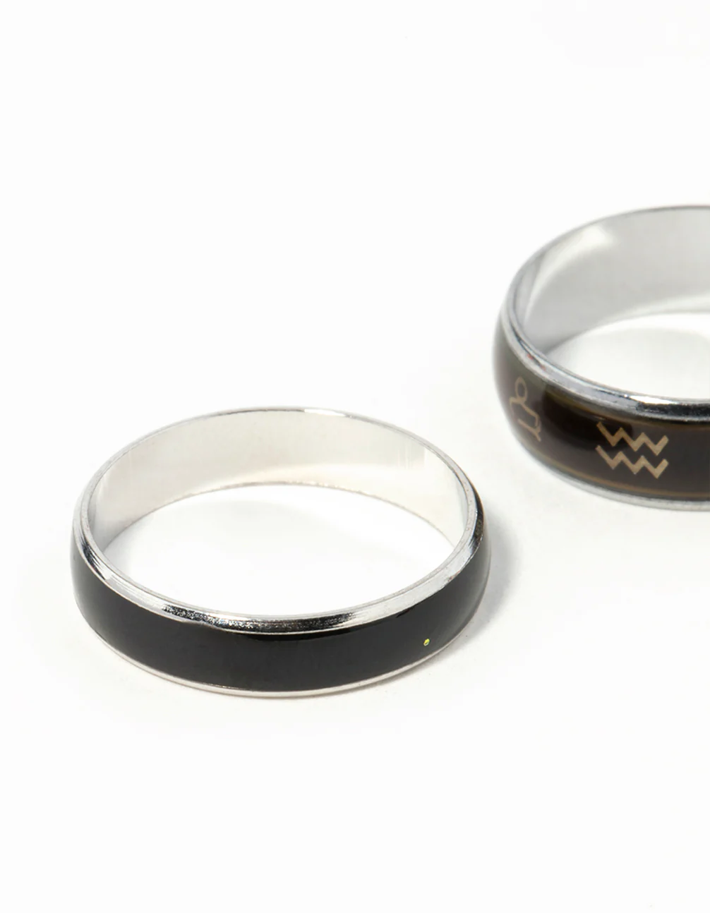 Silver Symbol Mood Ring Set - Image 4