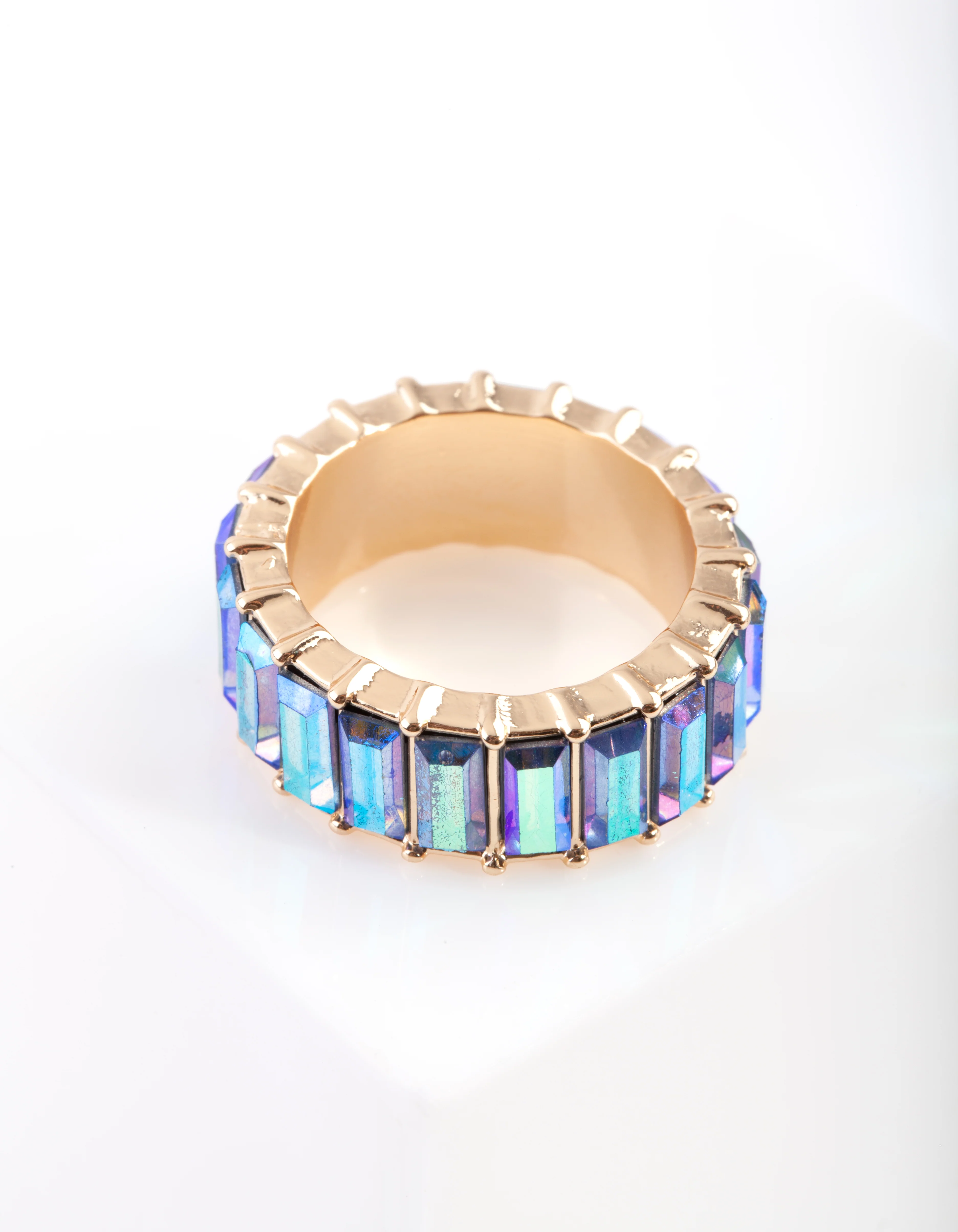 Gold Antique Baguette Band Ring