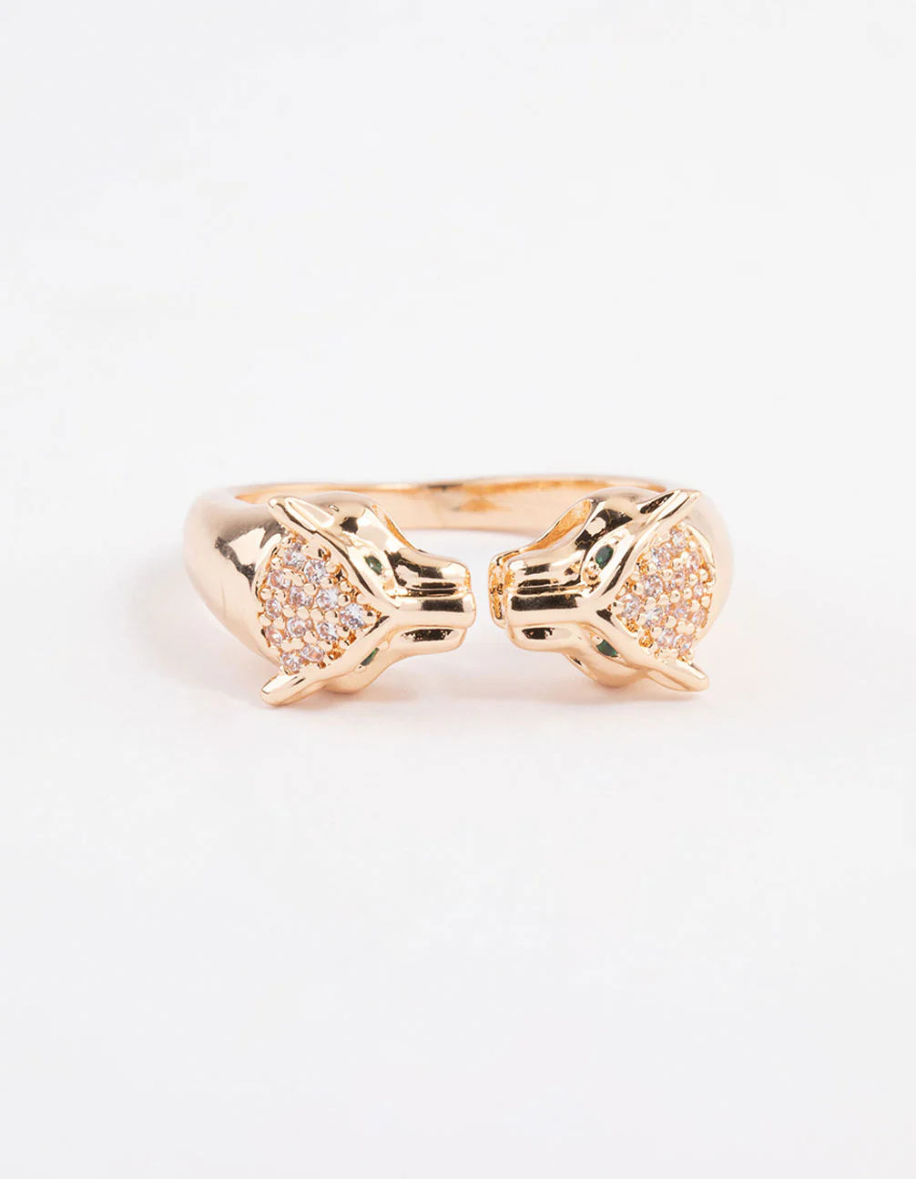 Gold Double Cheetah Ring - Image 4