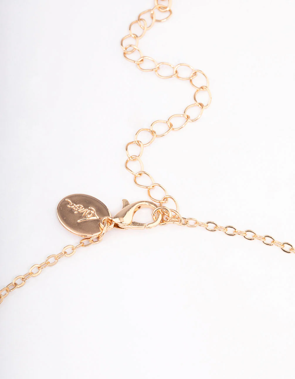 Gold Clear Quartz Snake Wrap Shard Necklace - Image 3