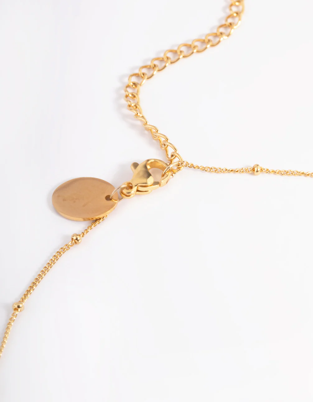 Waterproof Gold Plated Stainless Steel Cubic Zirconia Butterfly Necklace - Image 5