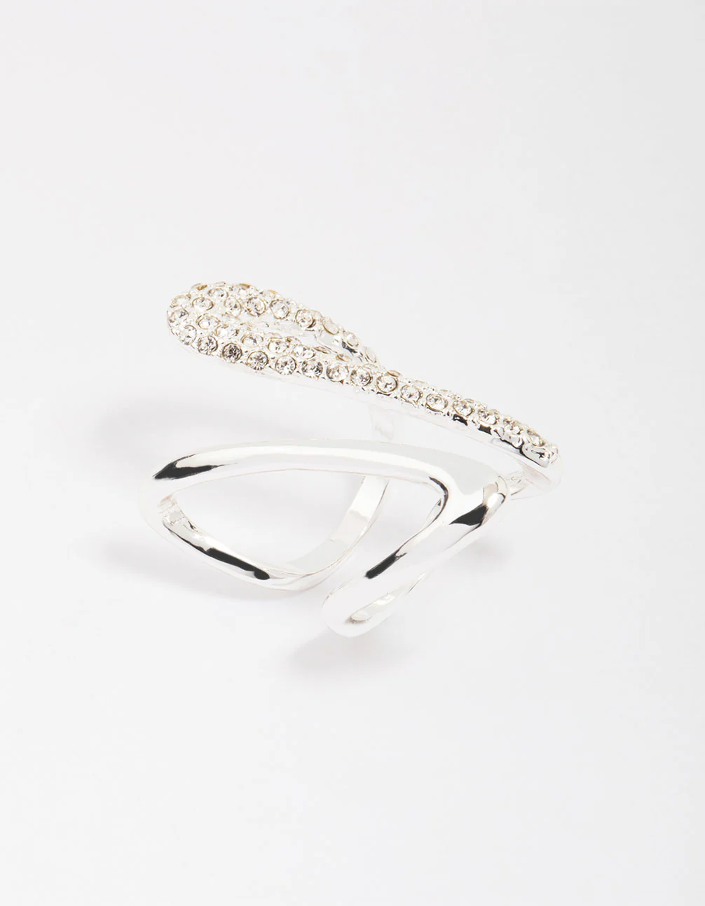 Silver Plated Bling Split Ring - Image 2