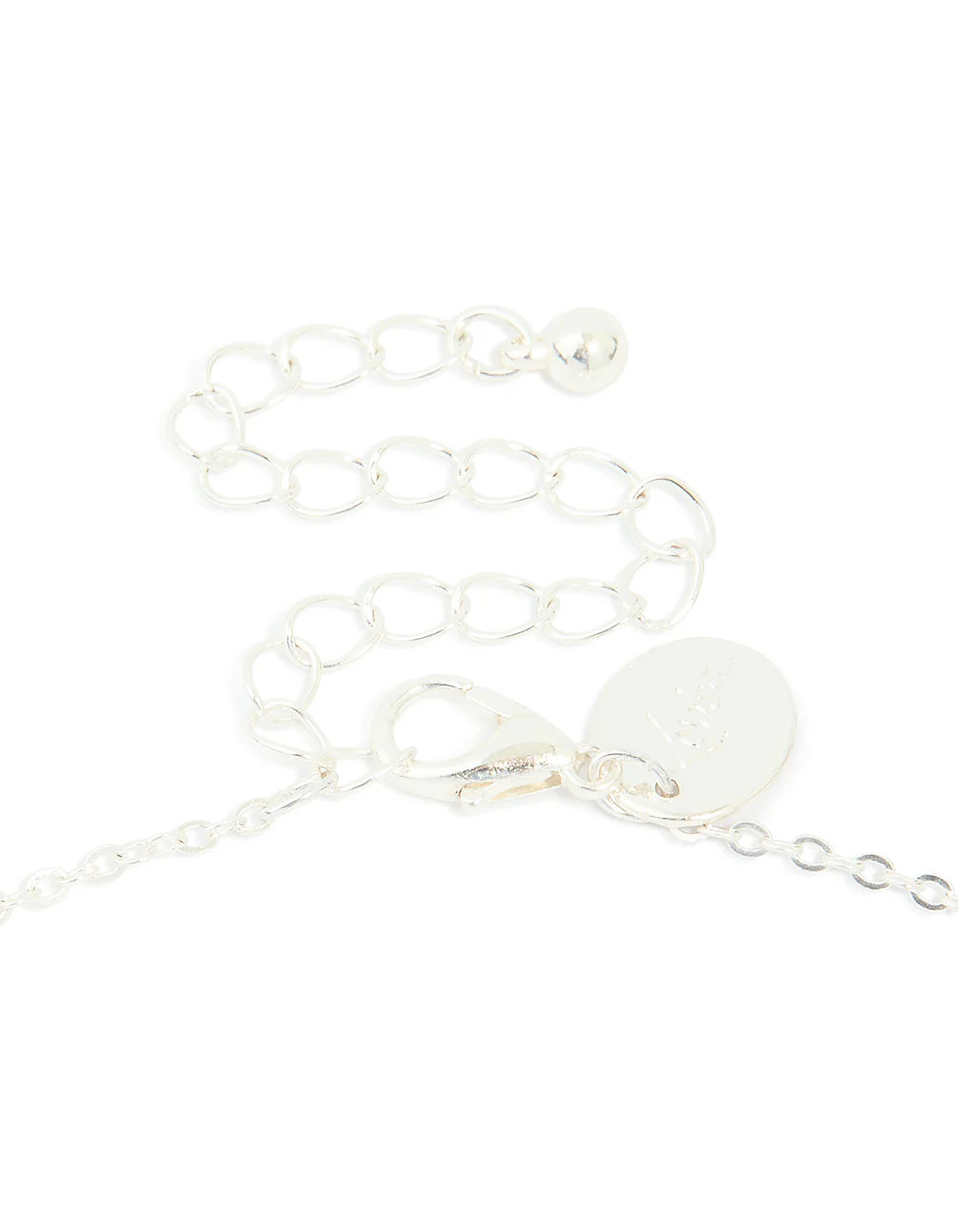 Silver Plated Dainty Cubic Zirconia & Freshwater Pearl Necklace - Image 5