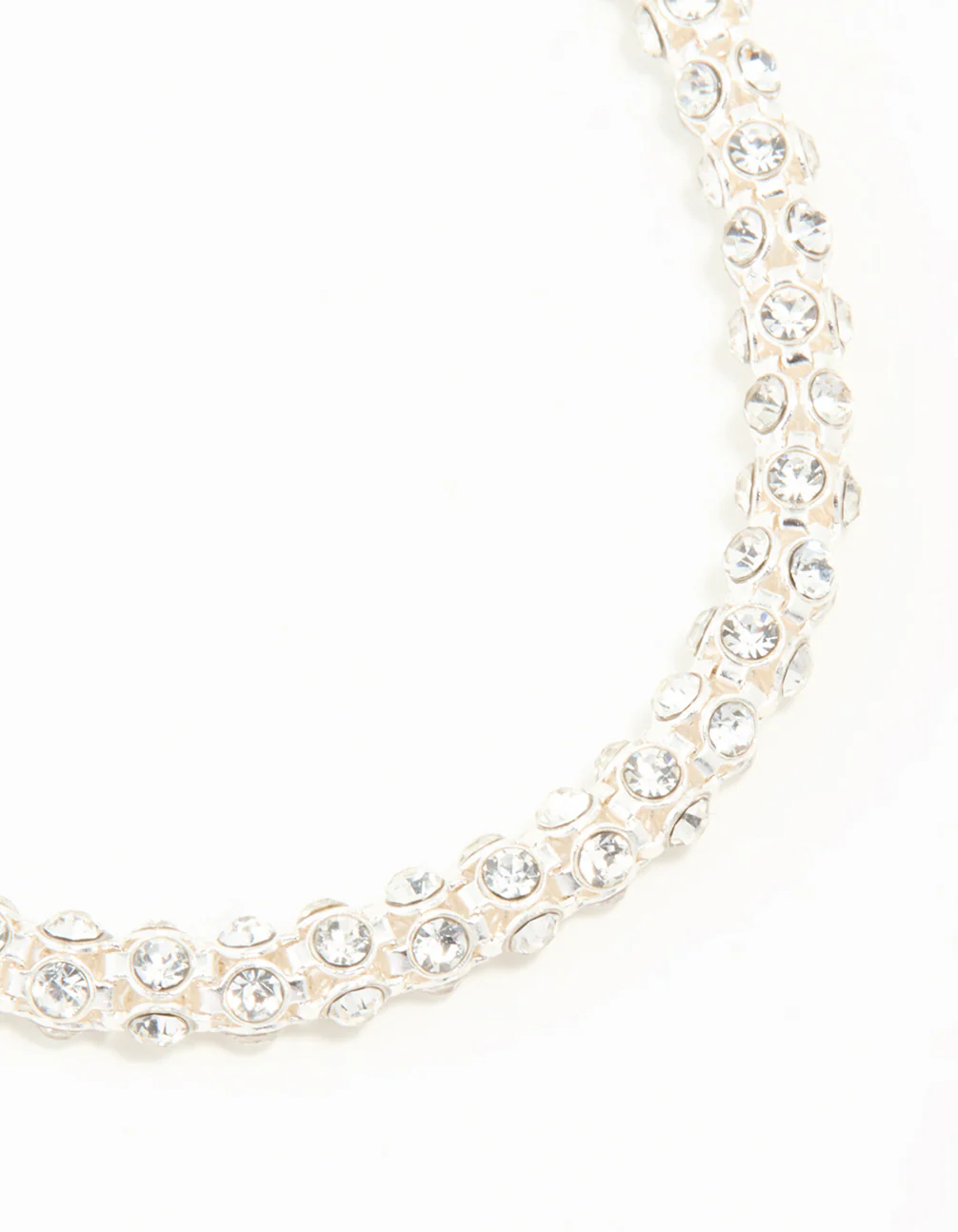 Silver Plated Diamante Fireball Bracelet - Image 4