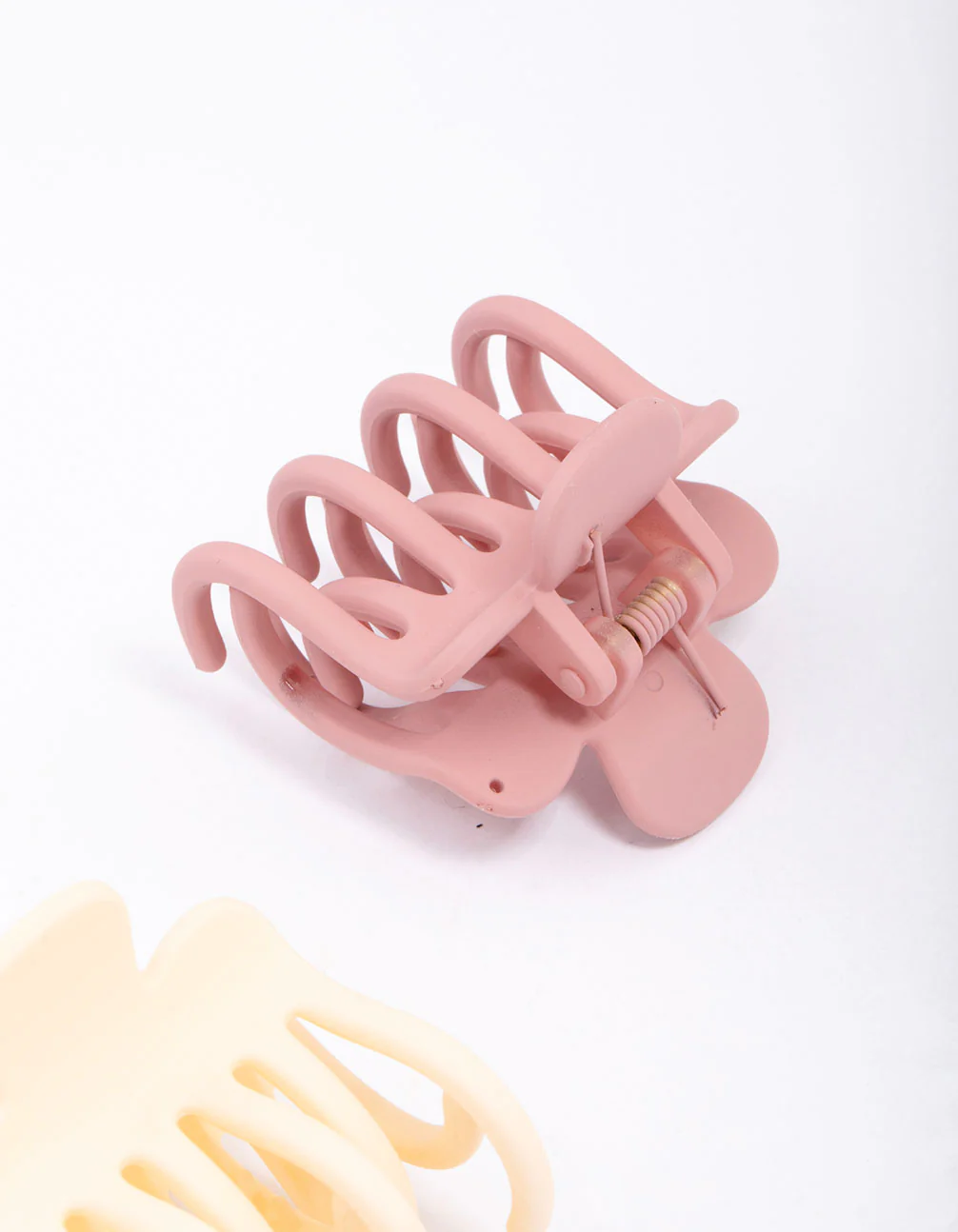 Small Two-Toned Double Grip Hair Claw Clip Pack - Image 3