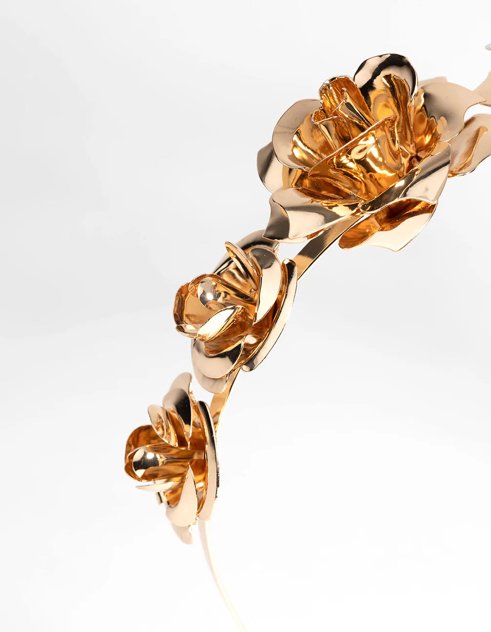 Gold Flower Alice Band - Image 6