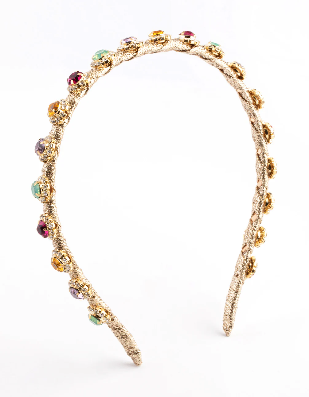 Mixed Stone Diamante Headband - Image 3
