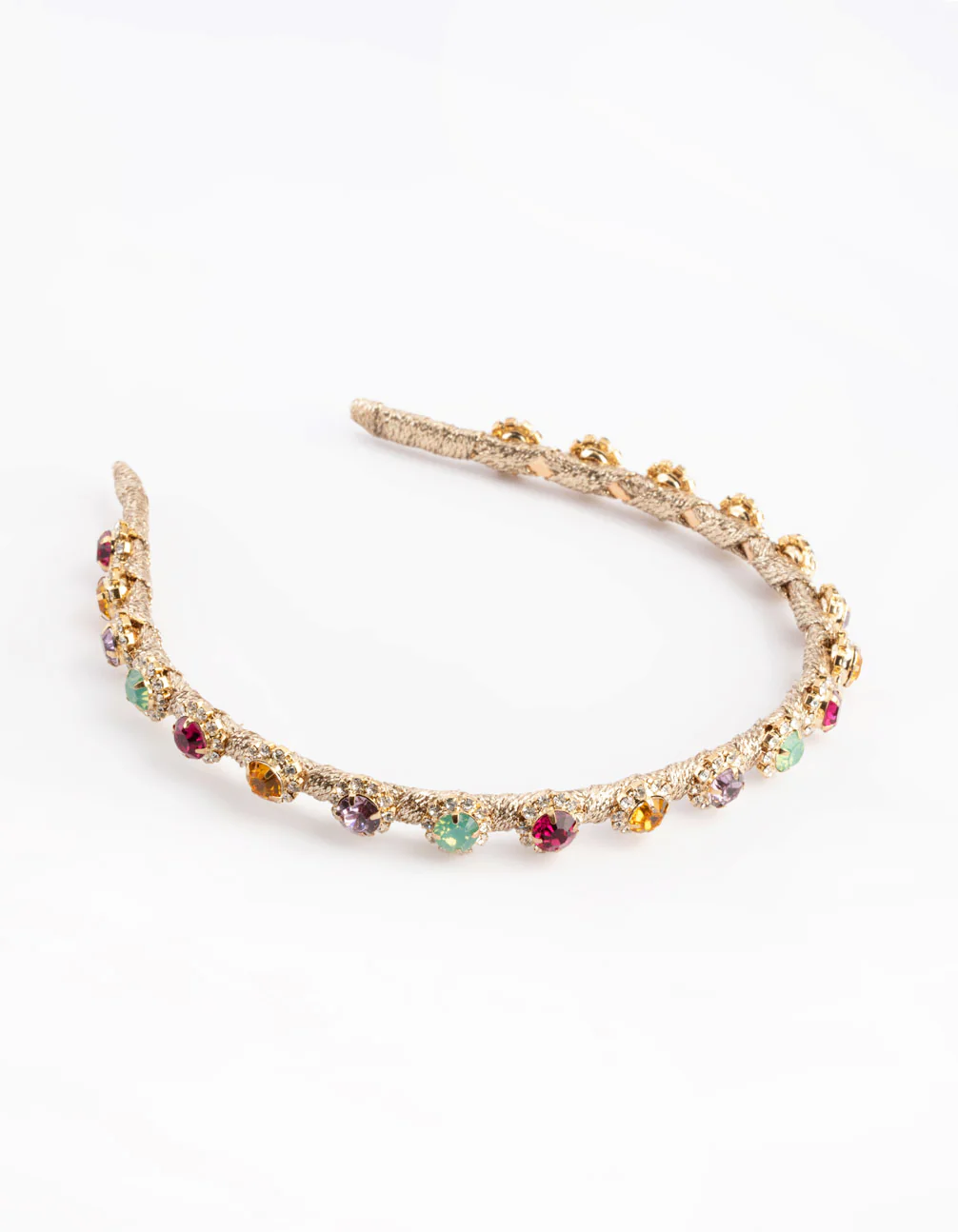 Mixed Stone Diamante Headband - Image 4