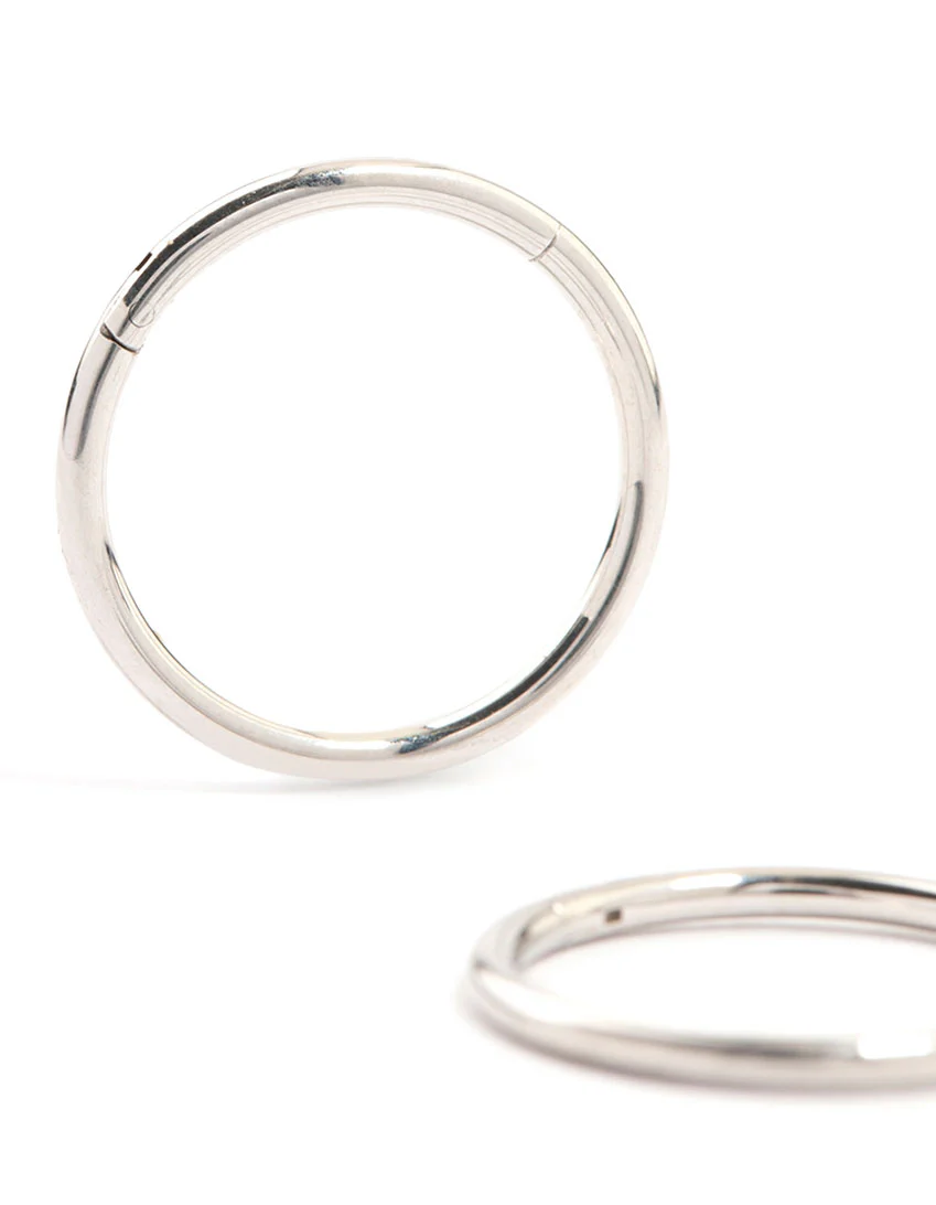 Waterproof Stainless Steel Sleeper Earrings 12 MM - Image 4