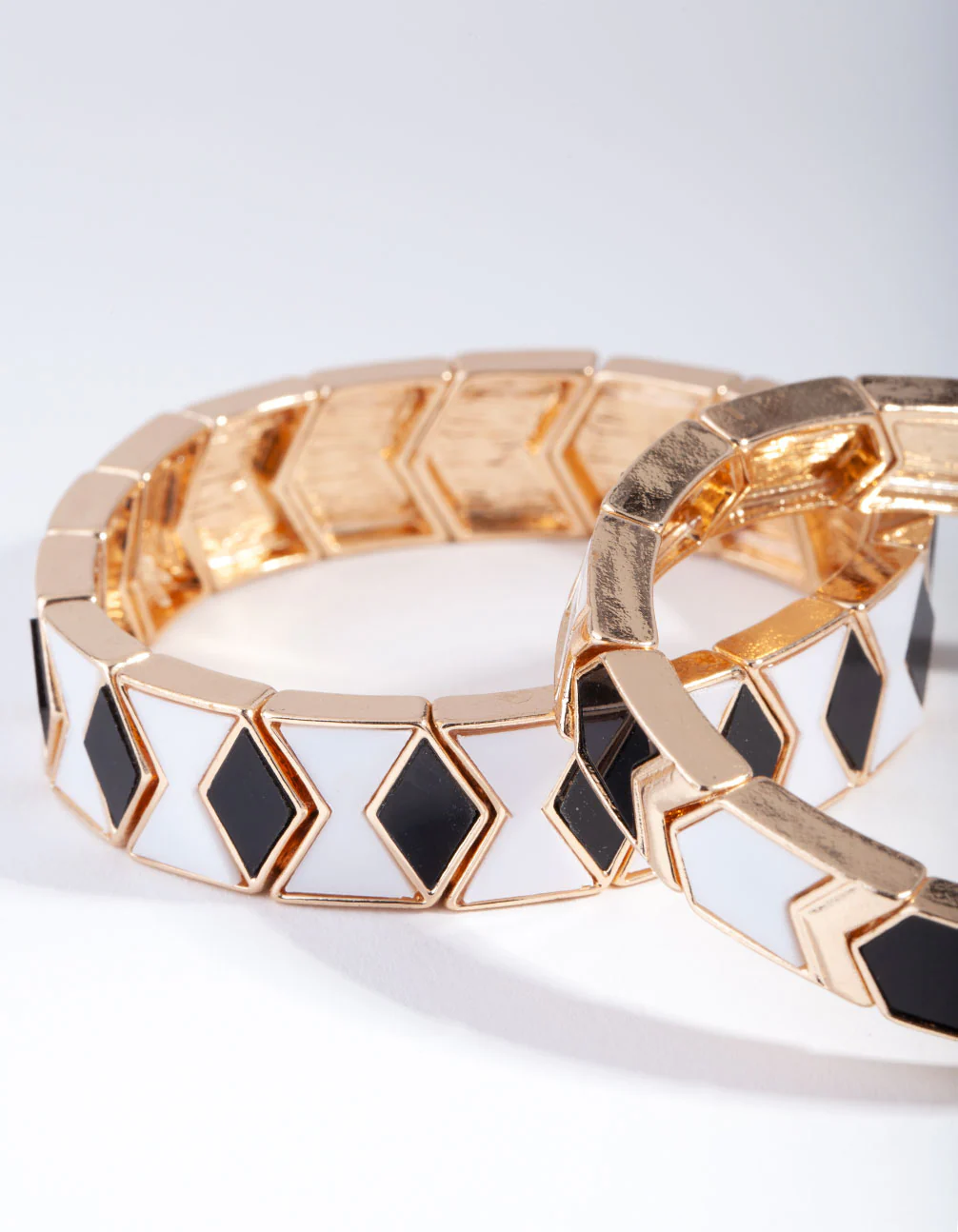 Gold Triangle Enamel Bracelet Pack - Image 2