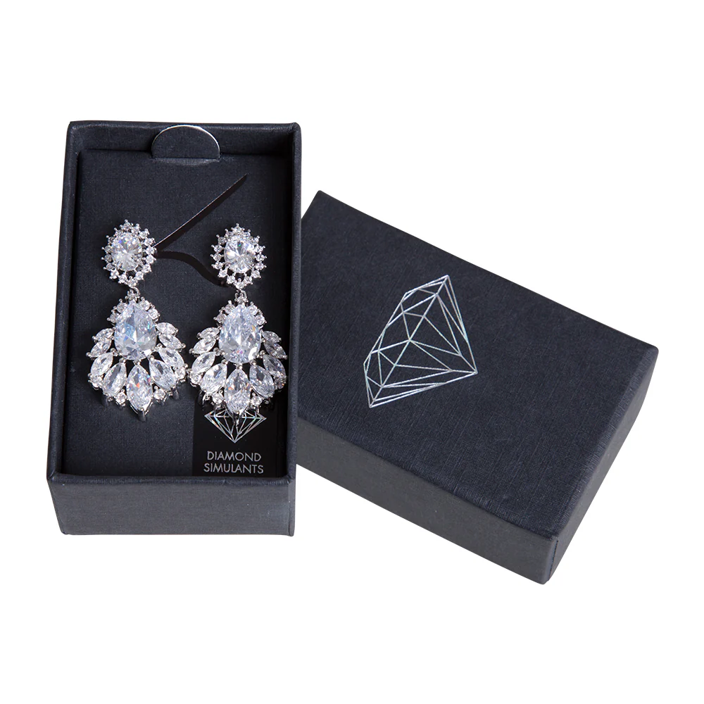Statement Crystal Cluster Drop - Image 2