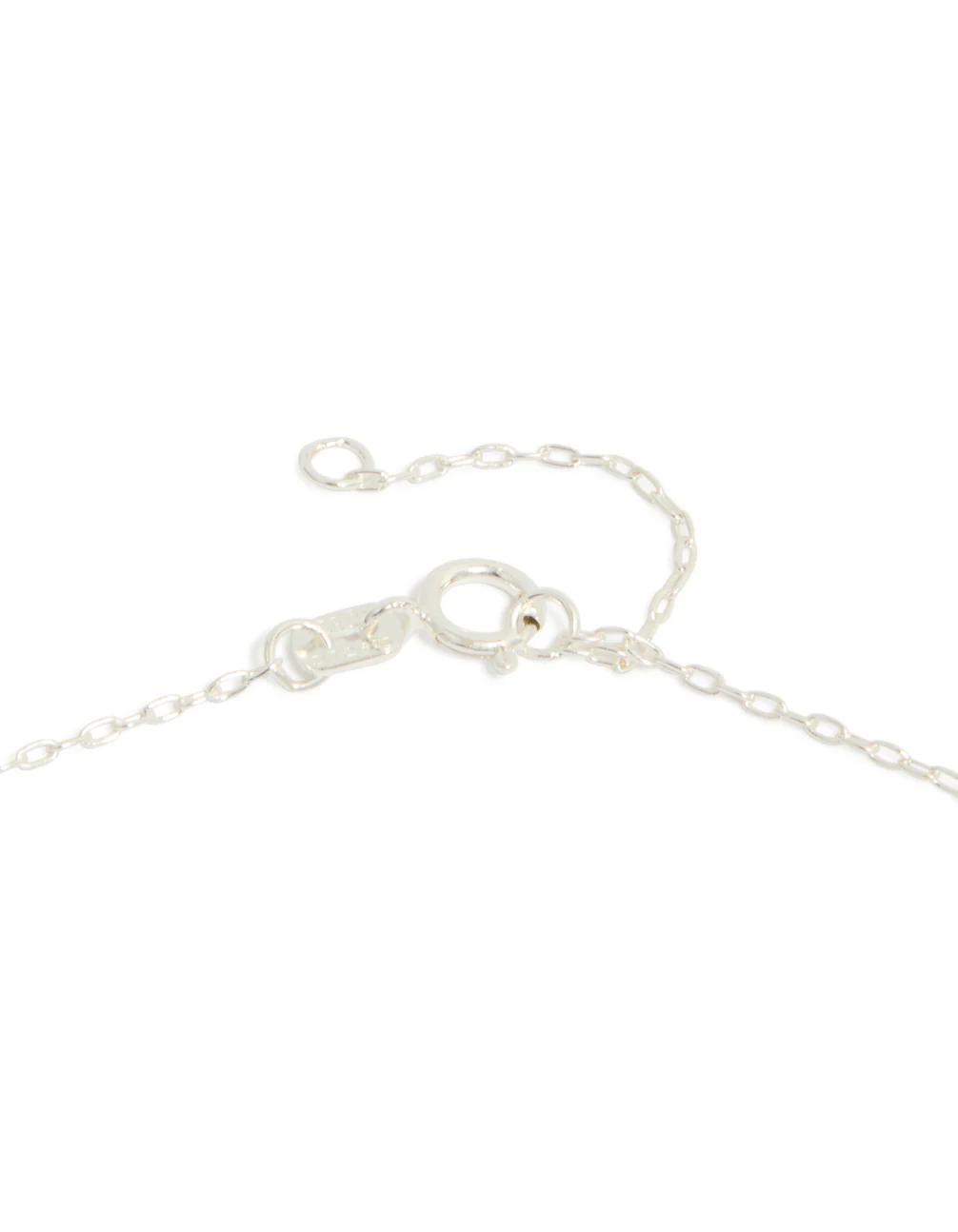 Sterling Silver Cubic Zirconia Cross Pendant Necklace - Image 3